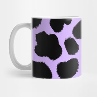 Purple Green Cow Hide Print Mug